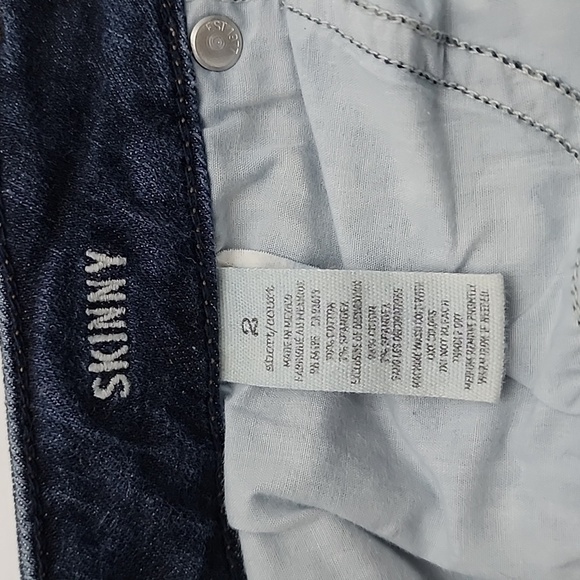 American Eagle Women's Stretch Skinny Denim Blue Jean Size 2 Short - Picture 5 of 15